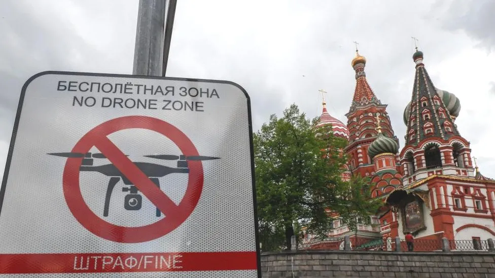 Drone strike by Ukraine