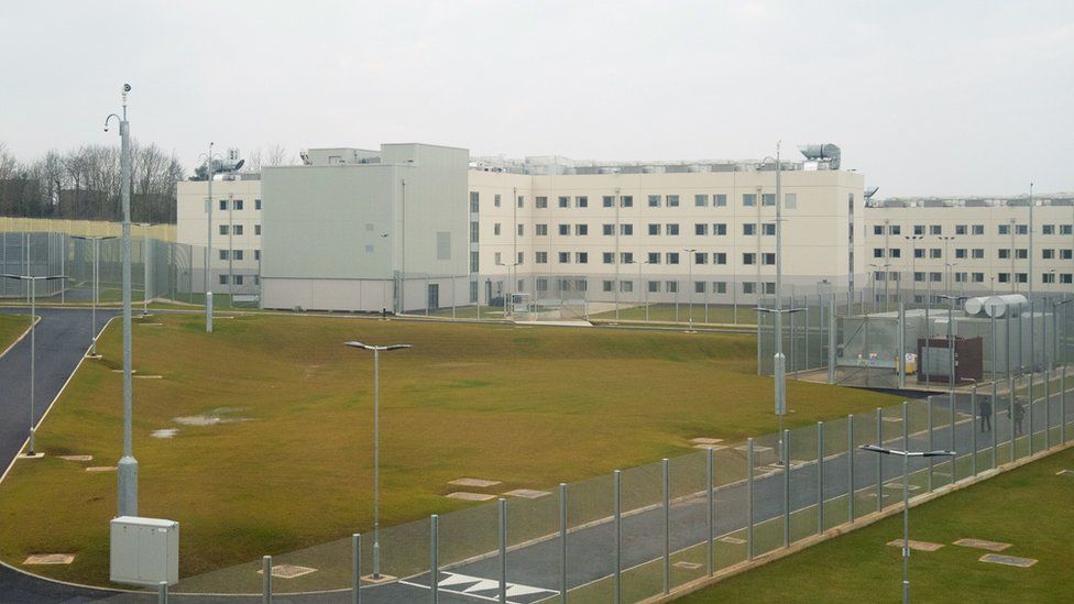 General view of category C prison HMP Five Wells in Wellingborough