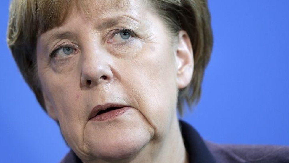German Chancellor Angela Merkel in Berlin (01 December 2015)