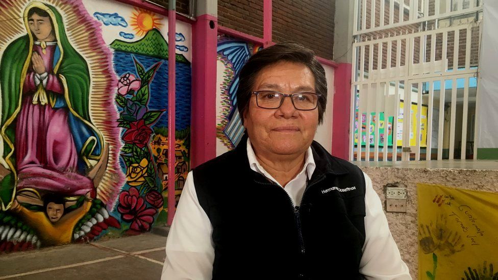 Sister Magdalena Silva runs Mexico City's Cafemin migrant shelter