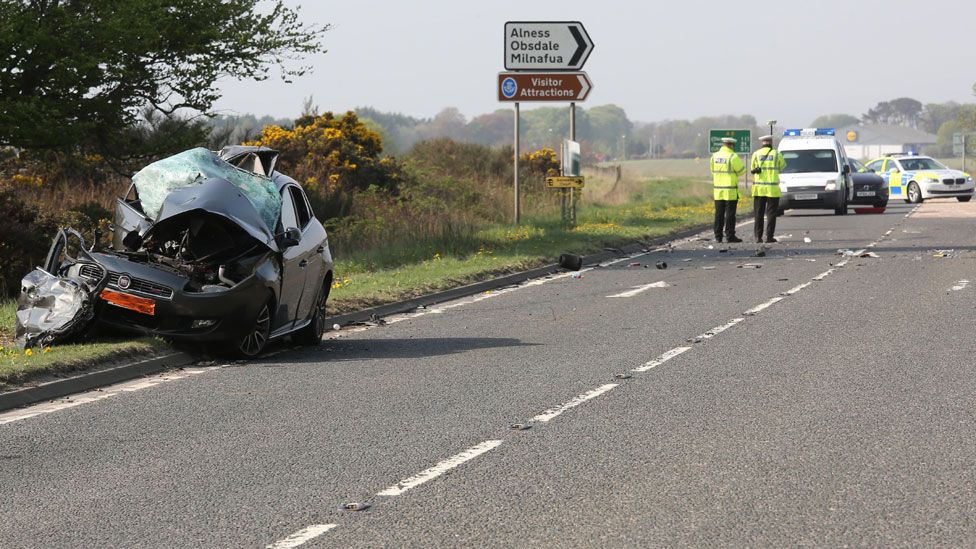 Man Dies After Car And Lorry Crash On A9 Near Alness - BBC News