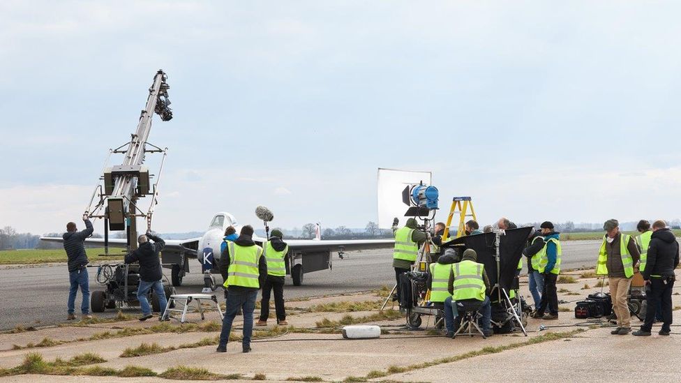 Filming on The Shepherd in Norfolk