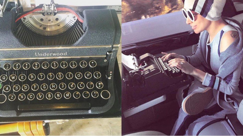 Lady Gaga Wrote Her New Single Perfect Illusion On A Typewriter c News