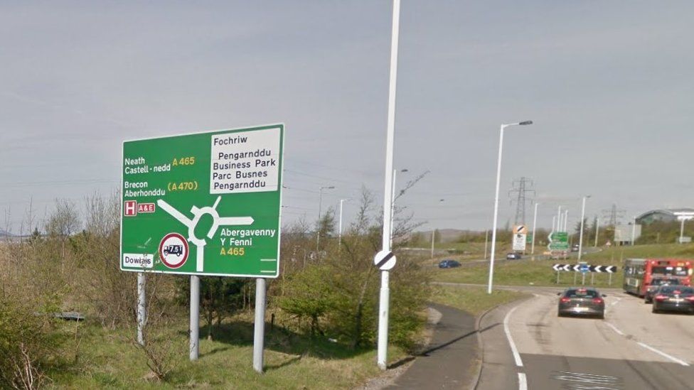 Child seriously injured in A465 Heads of the Valleys crash BBC News