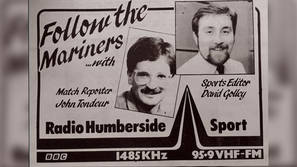 An advert from the 80s featuring John Tondeur