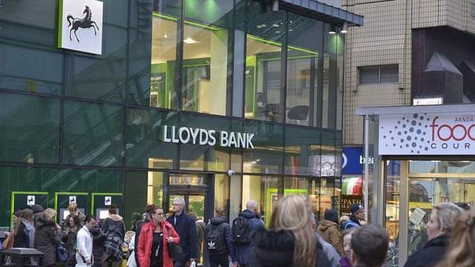 A Lloyds Bank branch