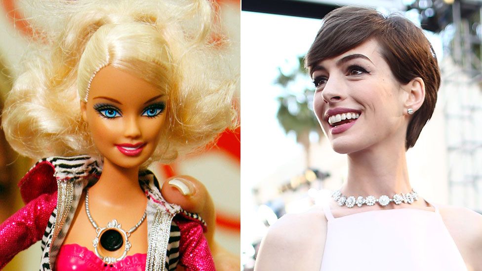 Barbie and Anne Hathaway