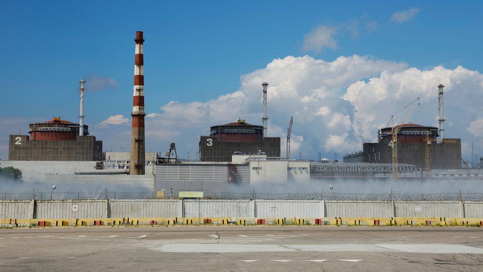 The Zaporizhzhia nuclear plant