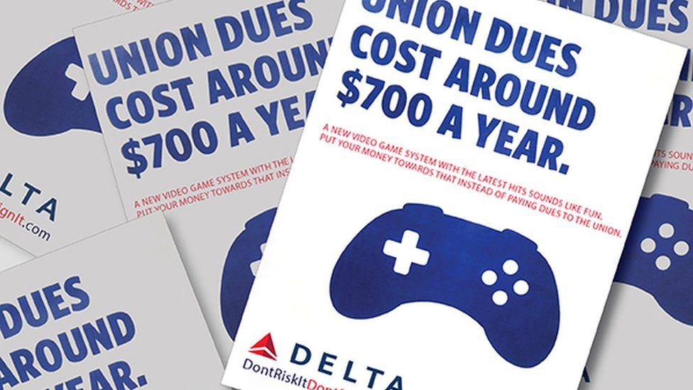 Delta anti-union posters