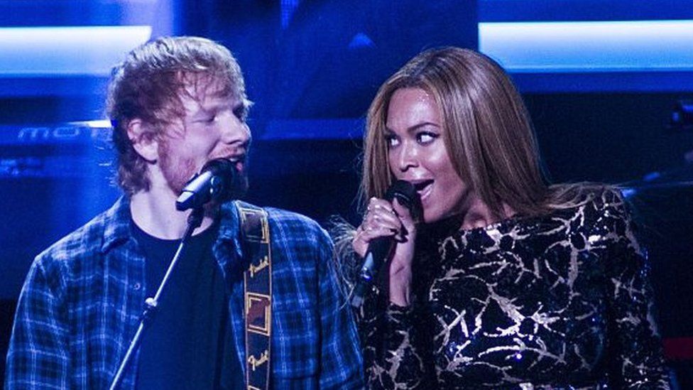 Ed Sheeran and Beyonce