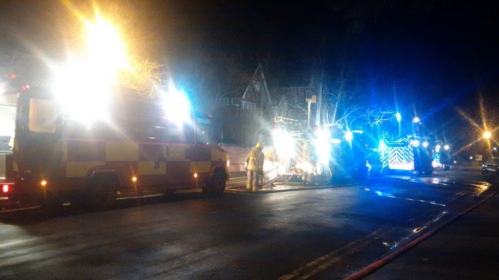 Large fire at former Oxford care home on Banbury Road BBC News