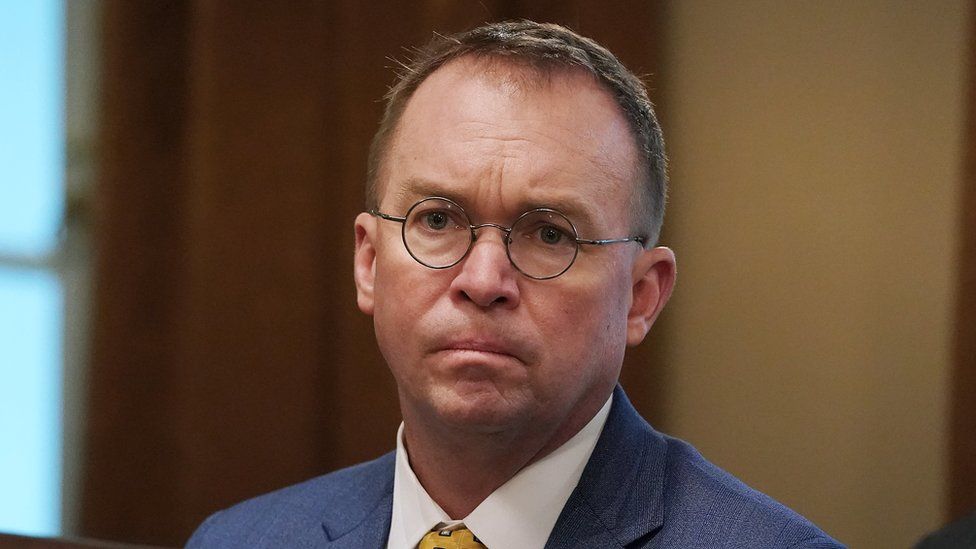 Acting White House chief of staff Mick Mulvaney