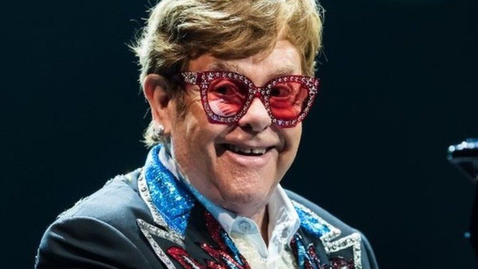 Elton John spends night in hospital after fall at French villa BBC News