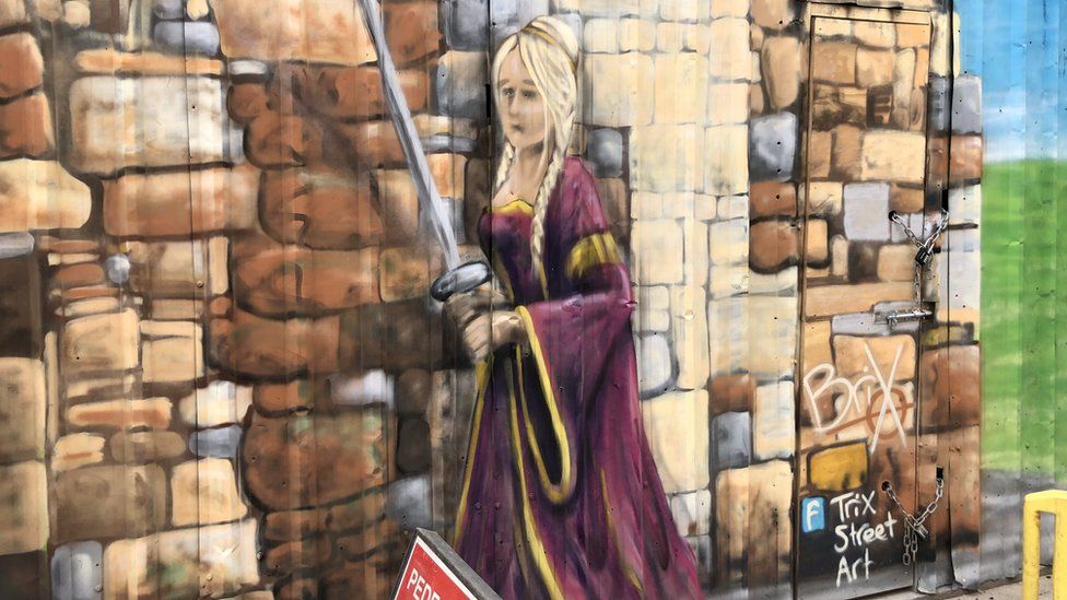 Painting of Aethelflaed, Lady of Mercia