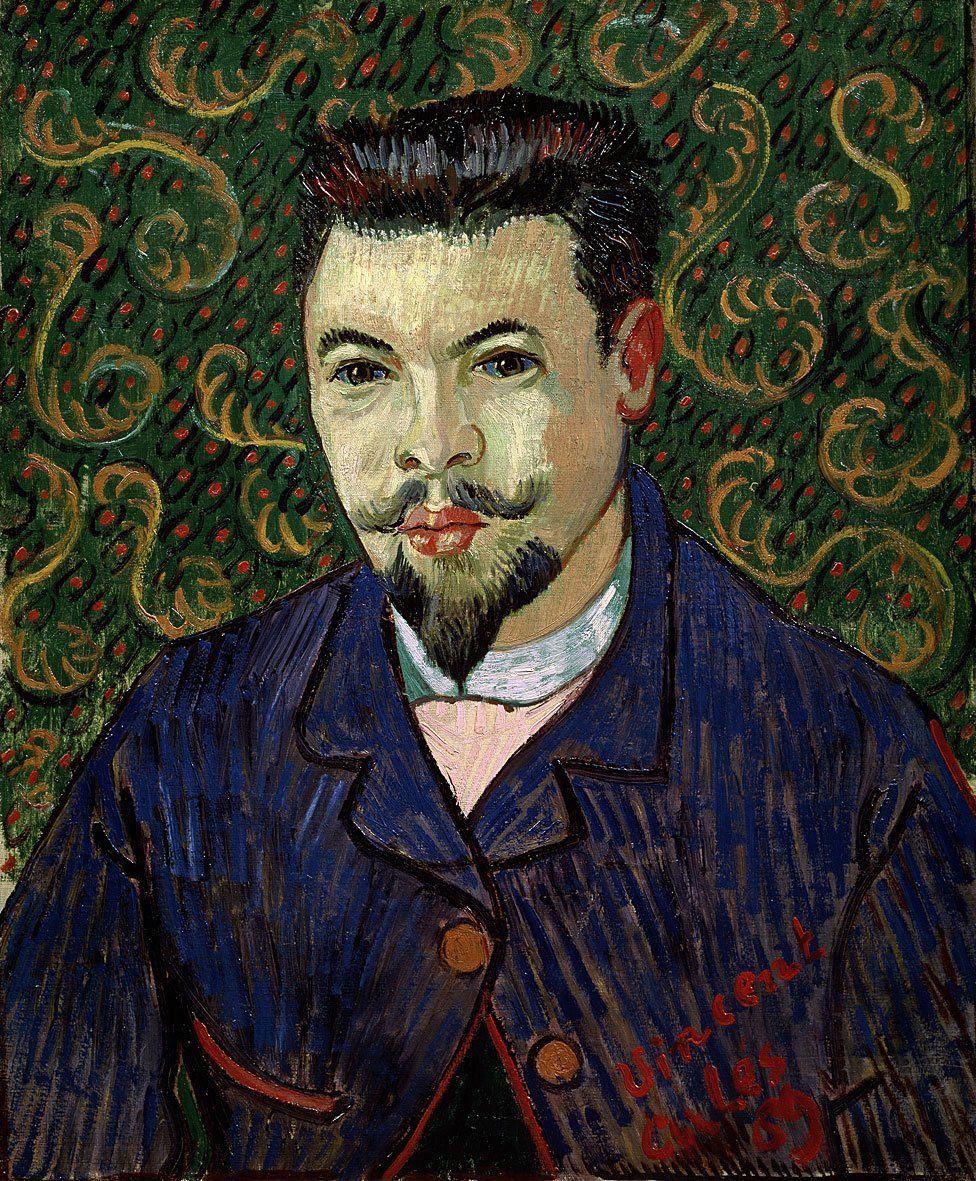 El doctor Rey pintado por Van Gogh
