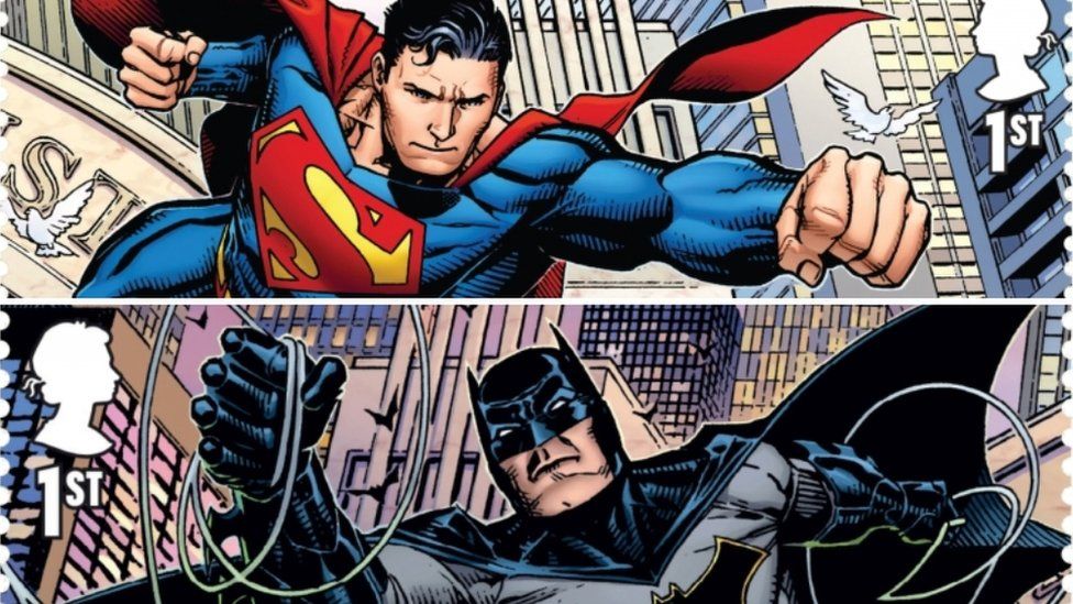 Batman, Superman, Wonder Woman: DC superheroes get their own stamps - BBC  Newsround