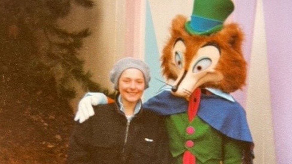 Sophie Buchaillard aged 16 at Disneyland Paris