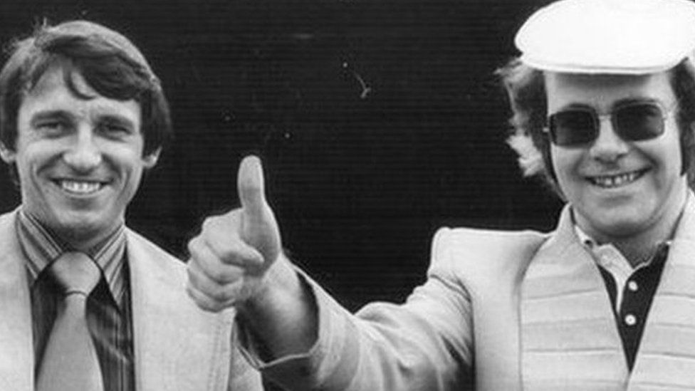 Graham Taylor and Elton John
