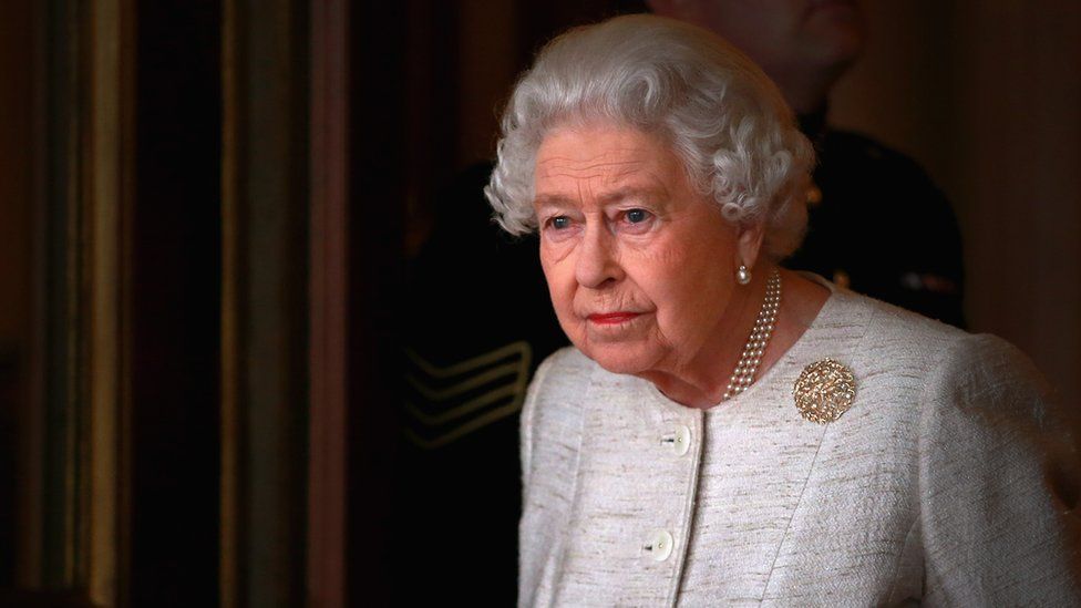 Image shows Queen Elizabeth II
