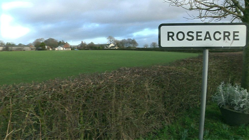 Roseacre sign