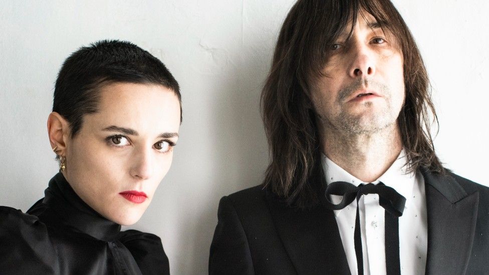 Jehnny Beth and Bobby Gillespie