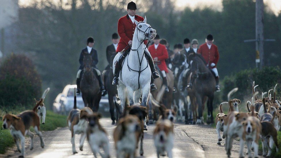 Archive picture from 2004 of Belvoir Hunt