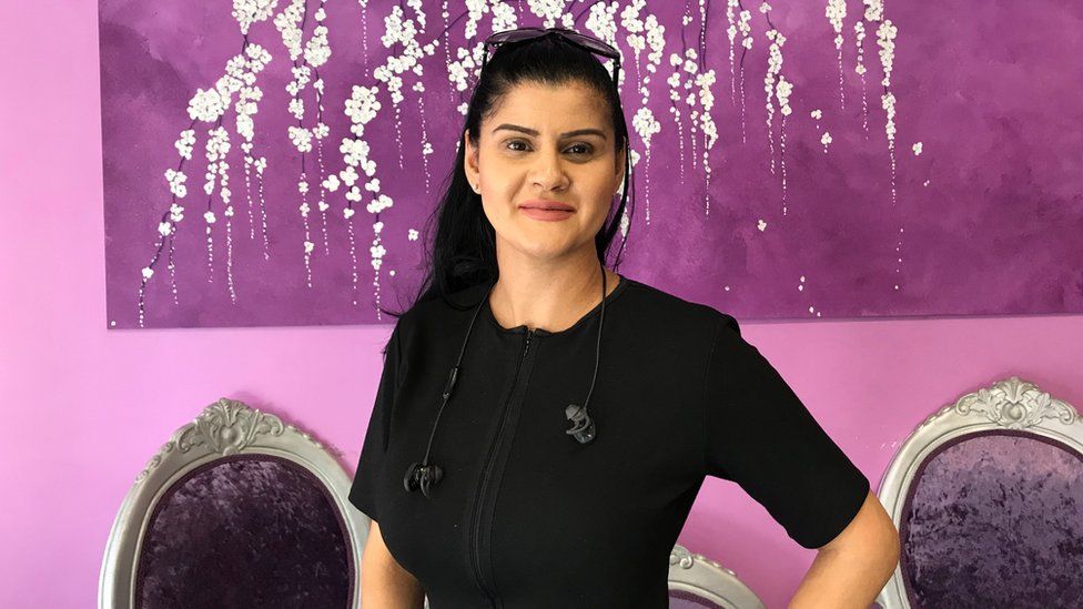 Safia Chalid owns a beauty bar on Gravesend High Street
