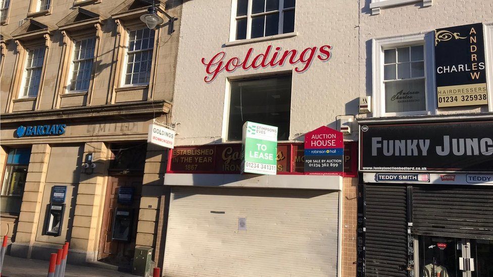 Where Goldings, the independent ironmongers that closed last year, used to be in Bedford