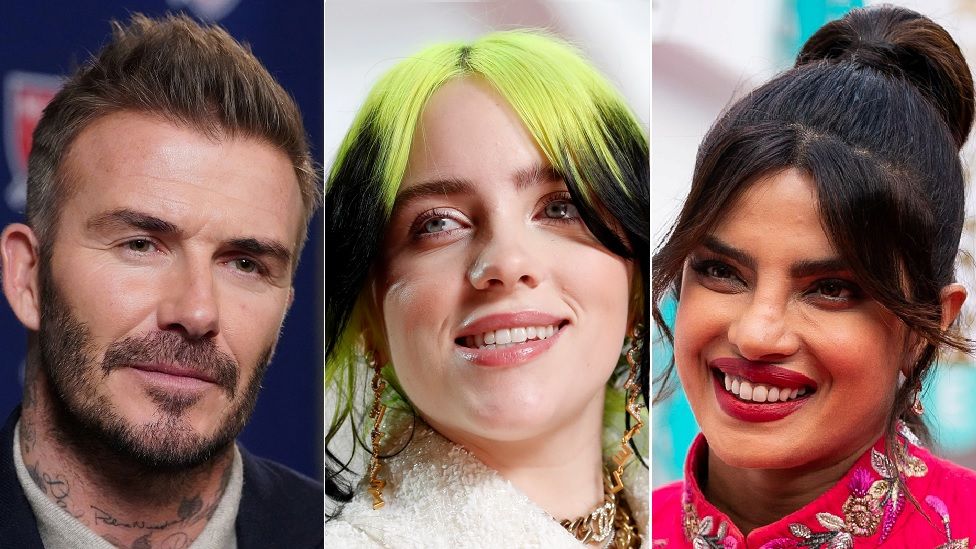 Billie Eilish, David Beckham and Priyanka Chopra Jonas