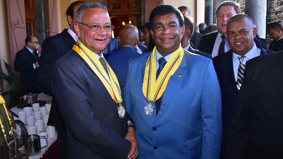 Mauritian President Prithvirajsing Roopun