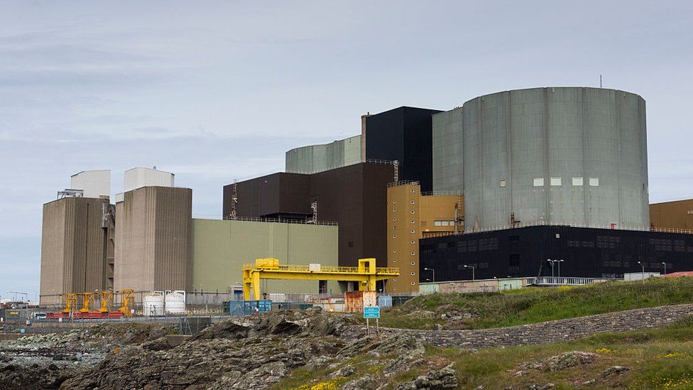 Wylfa Nuclear Power Station at Cemaes Bay, Anglesey, North Wales