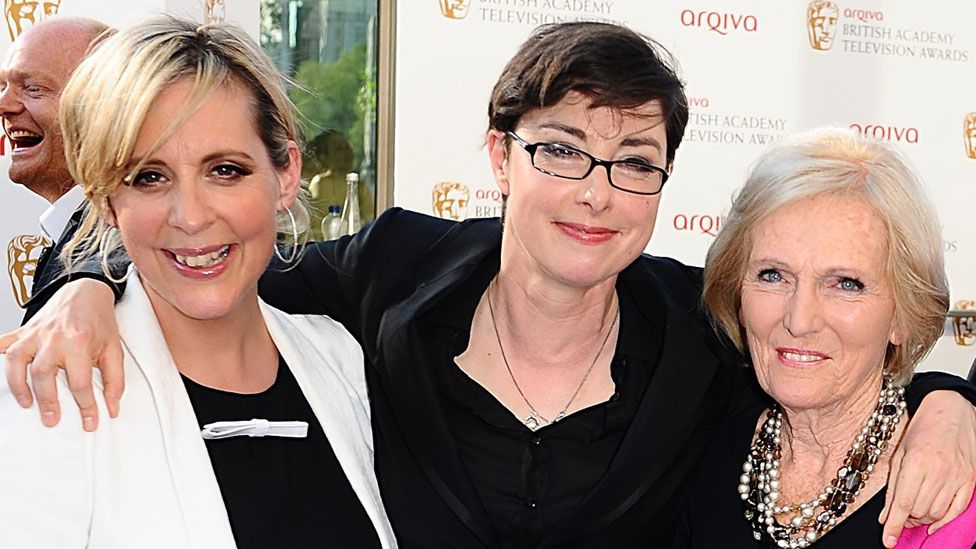 Mary Berry with Mel and Sue