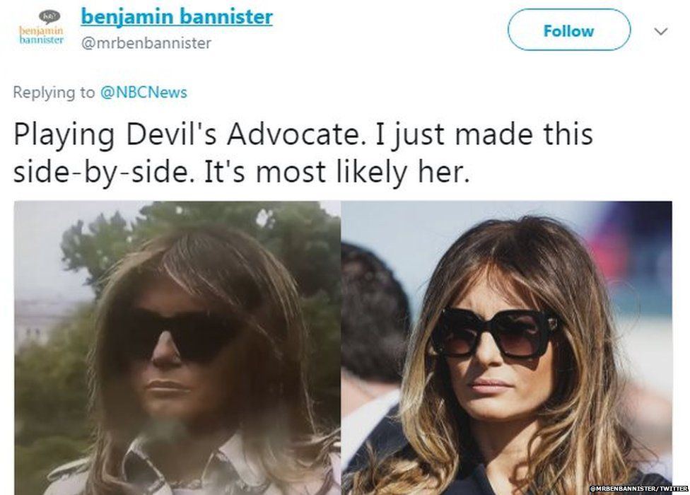 @mrbenbannister writes: Playing Devil's Advocate. I just made this side-by-side. It's most likely her.