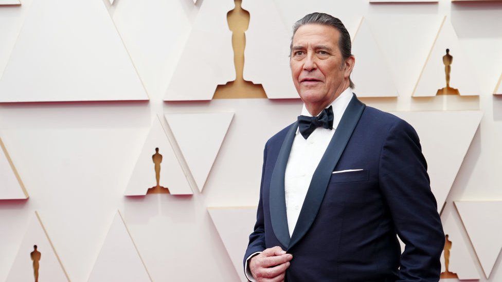 Ciarán Hinds on the red carpet