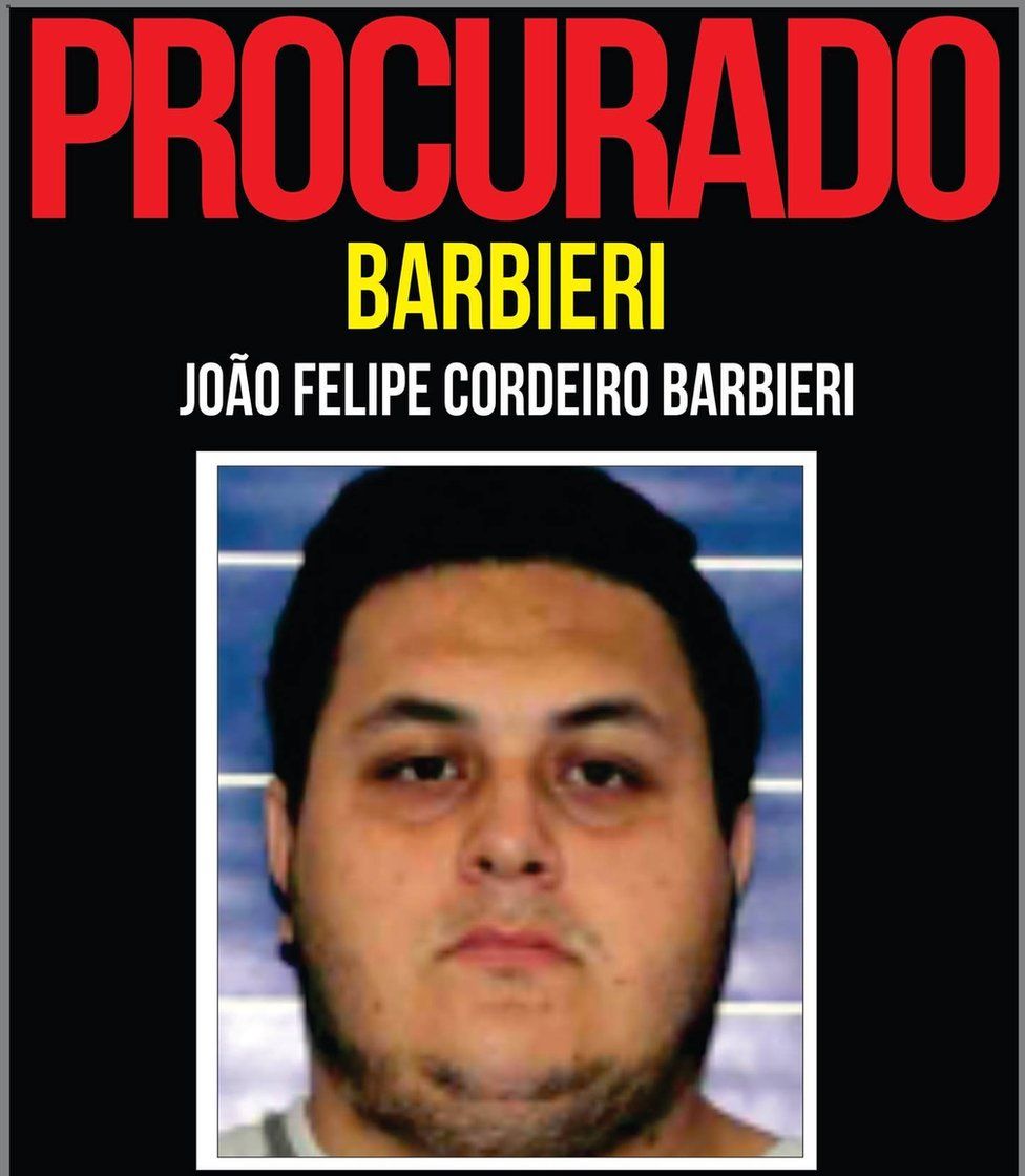 Barbieri's wanted poster
