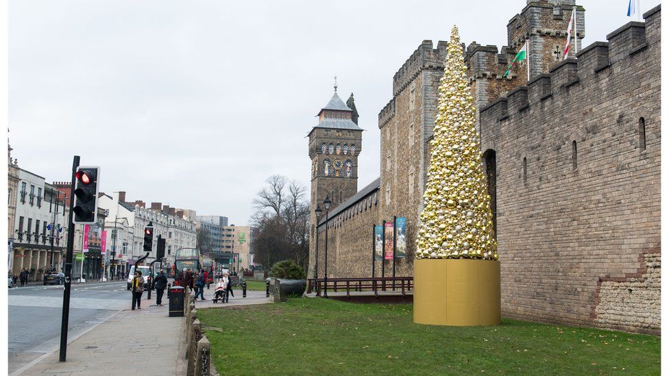 Cardiff Christmas tree