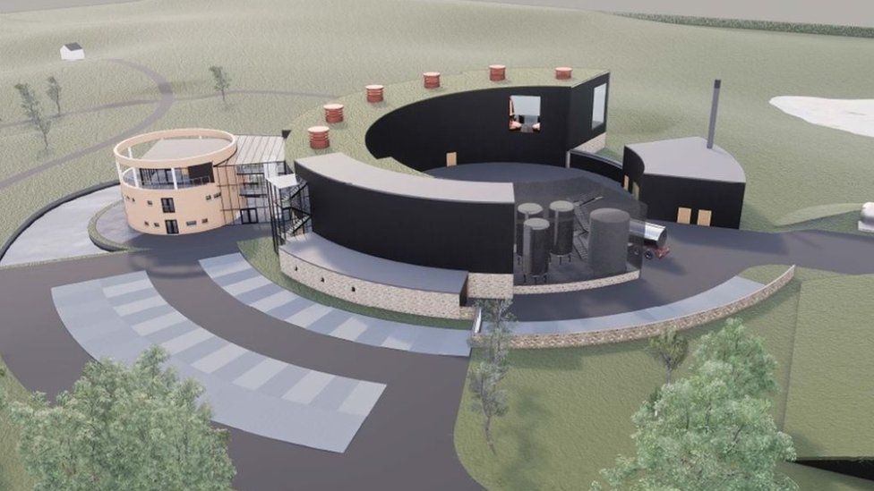 CGI of planned new distillery at Grantown-on-Spey