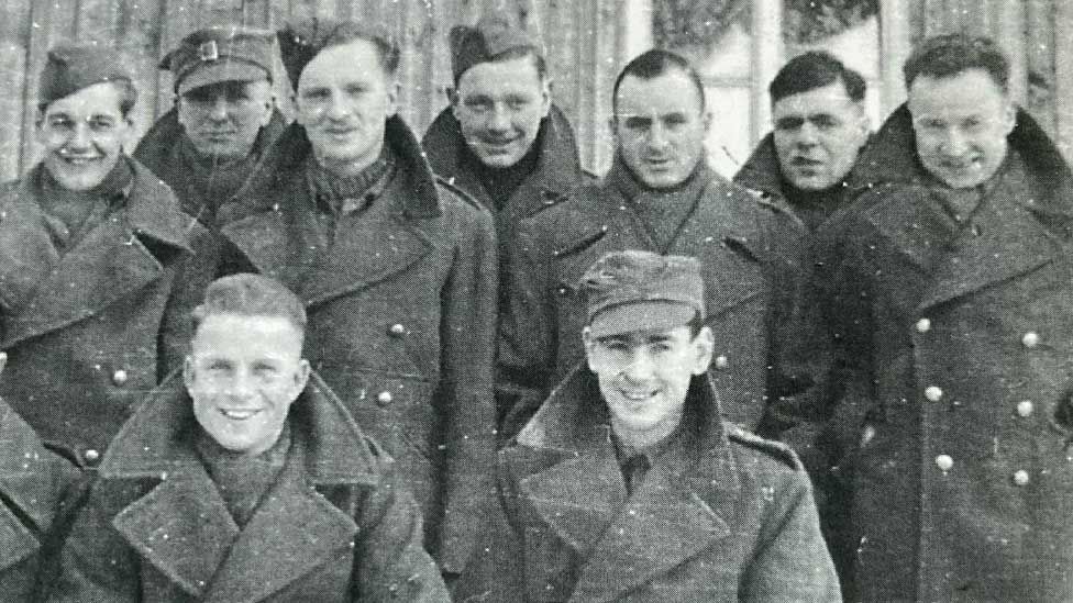 Bill O'Callaghan and other Royal Norfolk soldiers