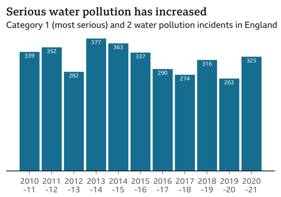 Shropshire second worst for water pollution cases BBC News