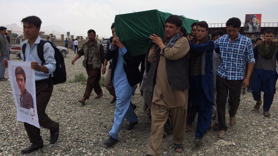 A funeral in Kabul, 24 July