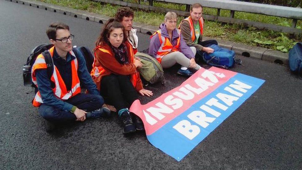 M25 protesters