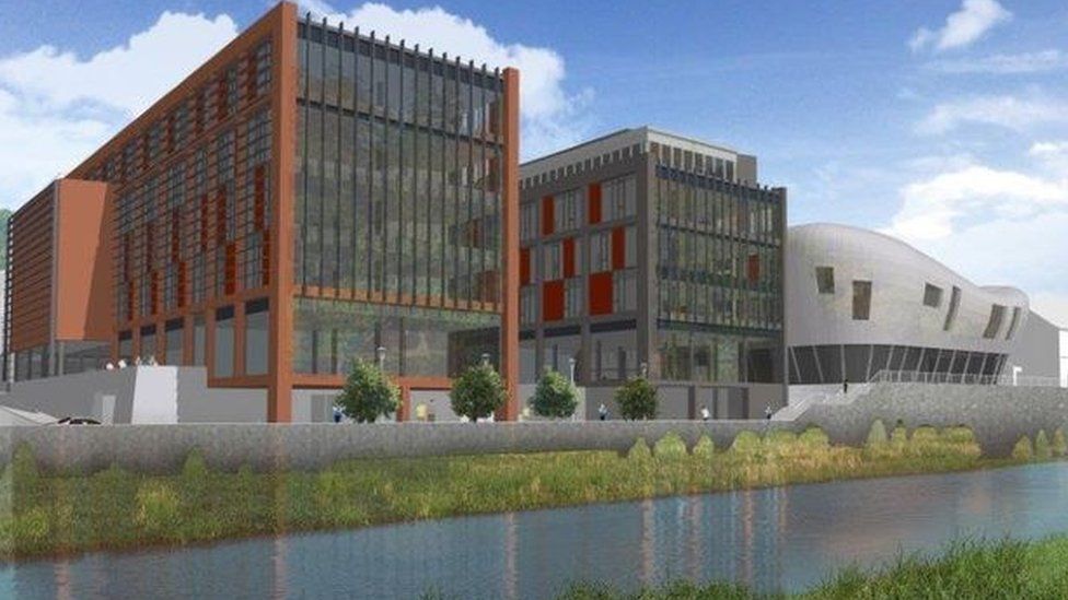 Plans for the new Taff Vale development