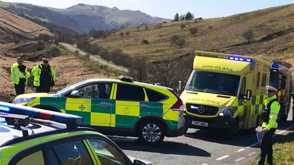 Powys crash