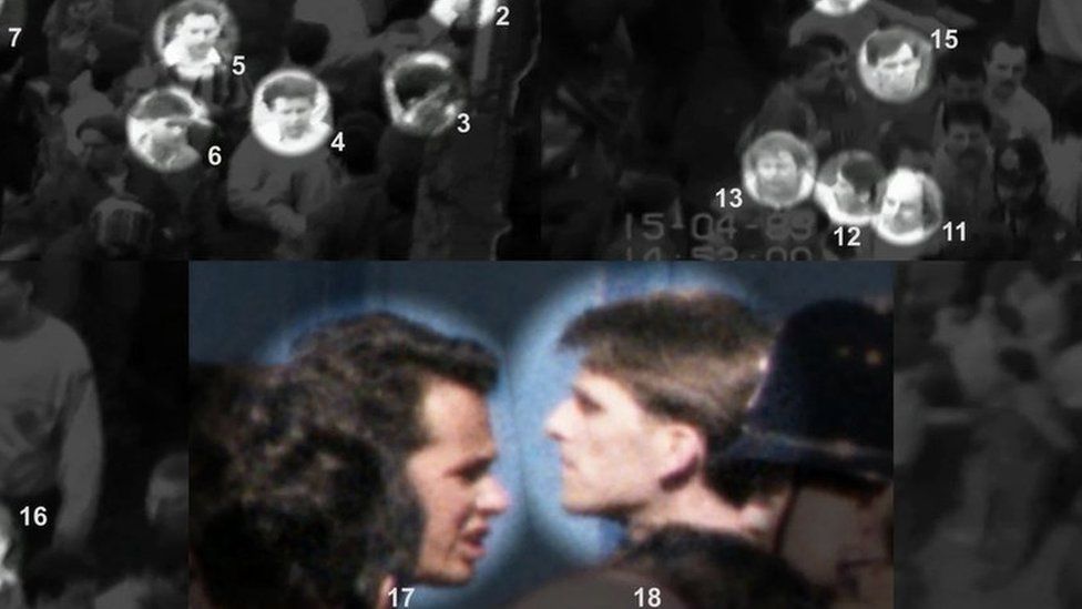 The 19 witnesses identified by Operation Resolve were all men, around Gate C of Hillsborough Stadium at 14:52 on 15 April 1989