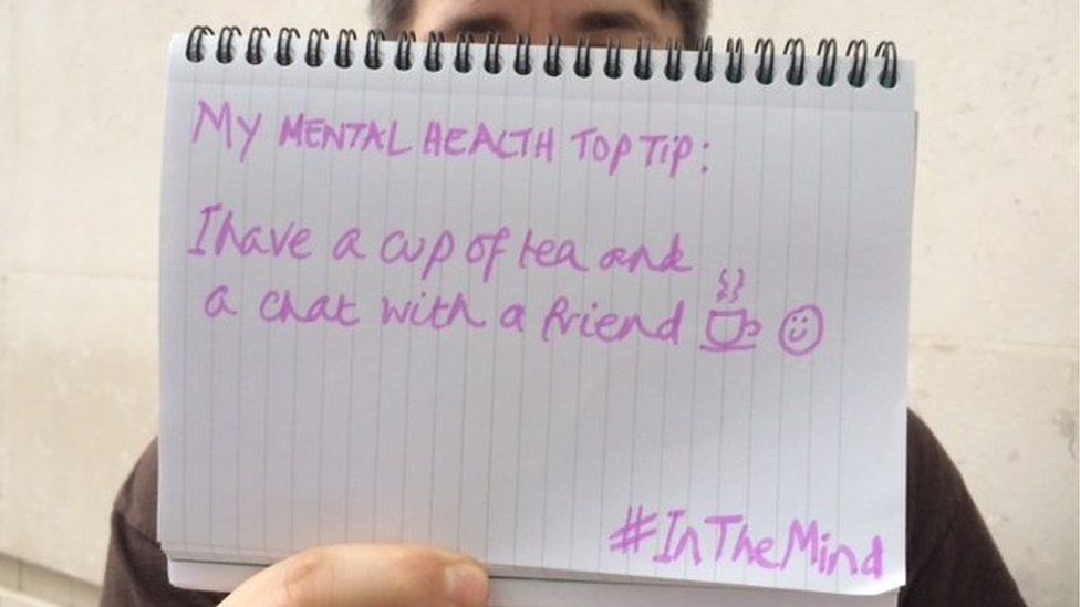#InTheMind: "I have a cup of tea and a chat with a a friend."