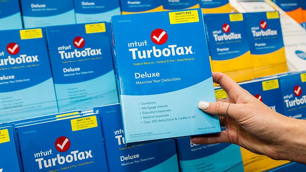 The TurboTax box