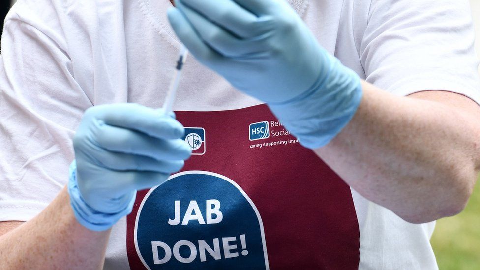 The Belfast Trust operated a walk-in clinic in the grounds of Belfast City Hall on Saturday