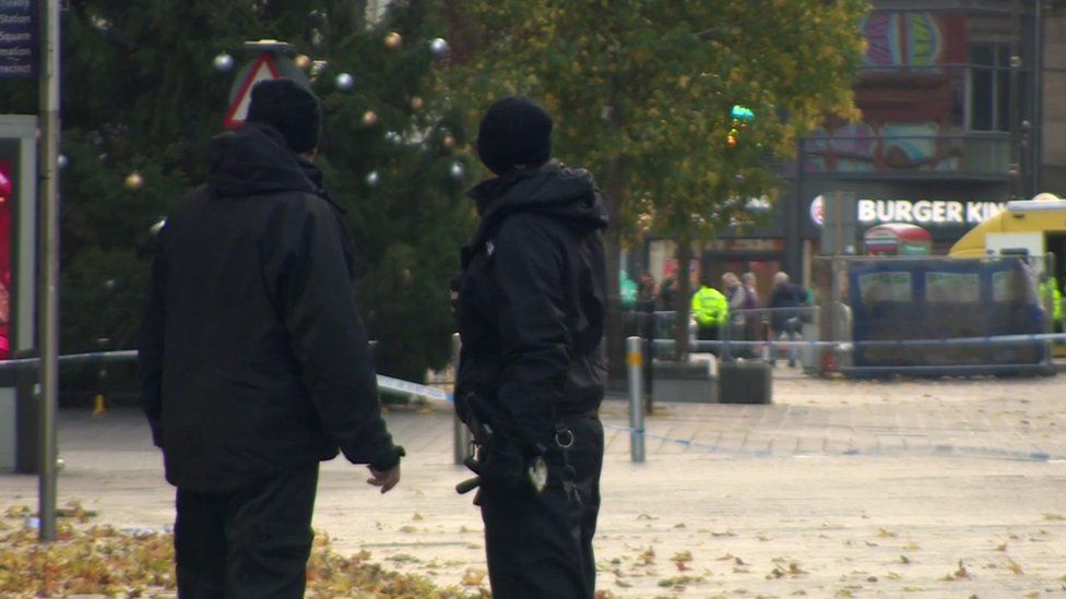 Police conduct a search near scene in Liverpool city centre after 12-year-old Ava White died