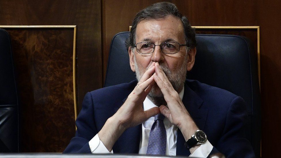 Spain's acting Prime Minister, Mariano Rajoy