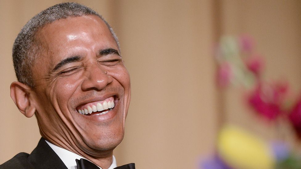 Obama laughs at WHCD